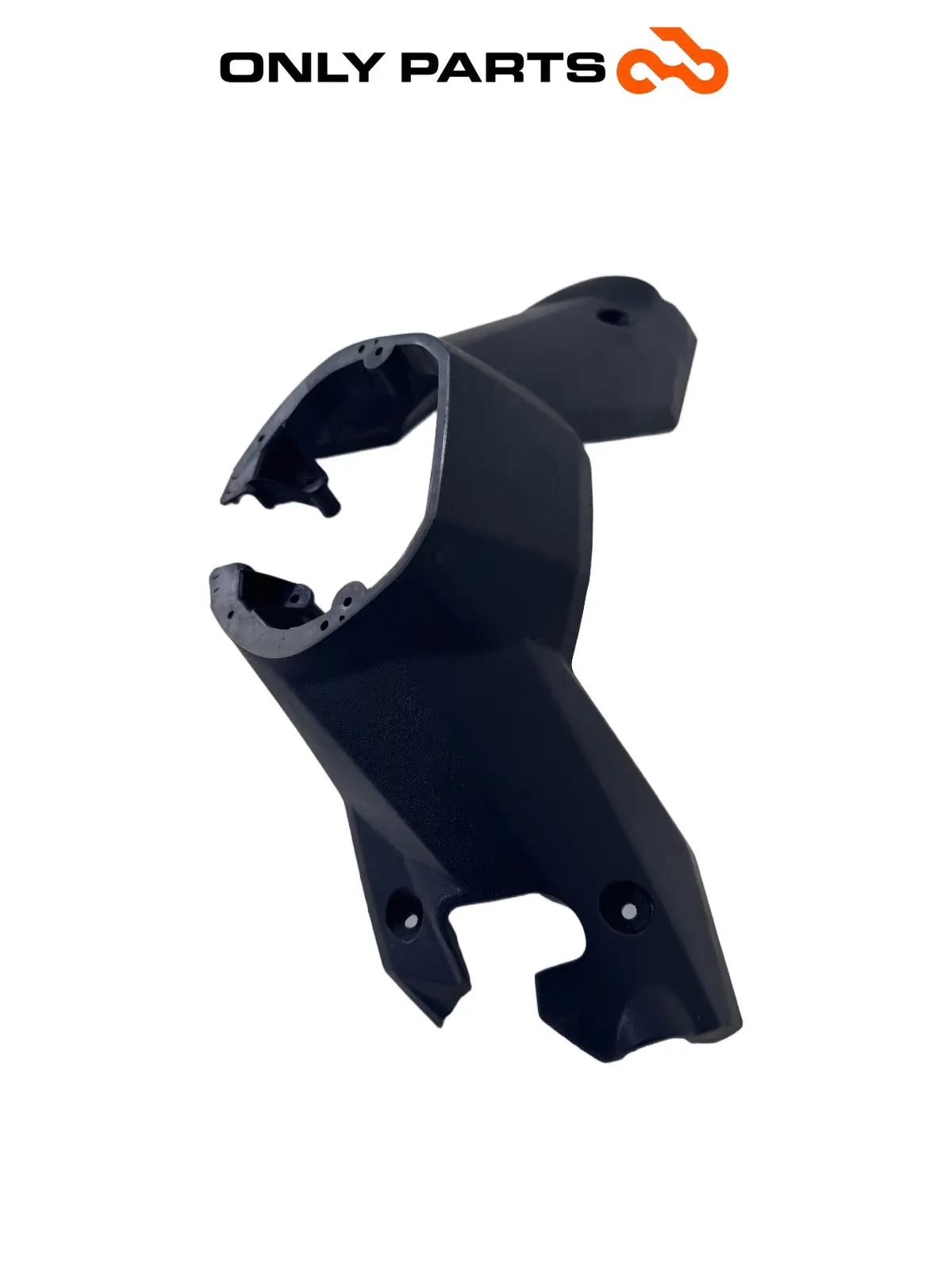 Gebrauchte Guscio plastica coprimanubrio inferiore Yamaha X-max 125cc 2014 Grigio opaco — echtes Foto 4