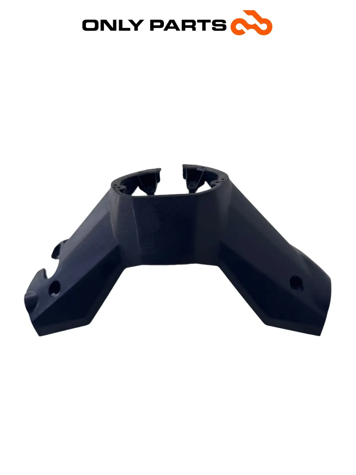 Gebrauchte Guscio plastica coprimanubrio inferiore Yamaha X-max 125cc 2014 Grigio opaco — echtes Foto 5