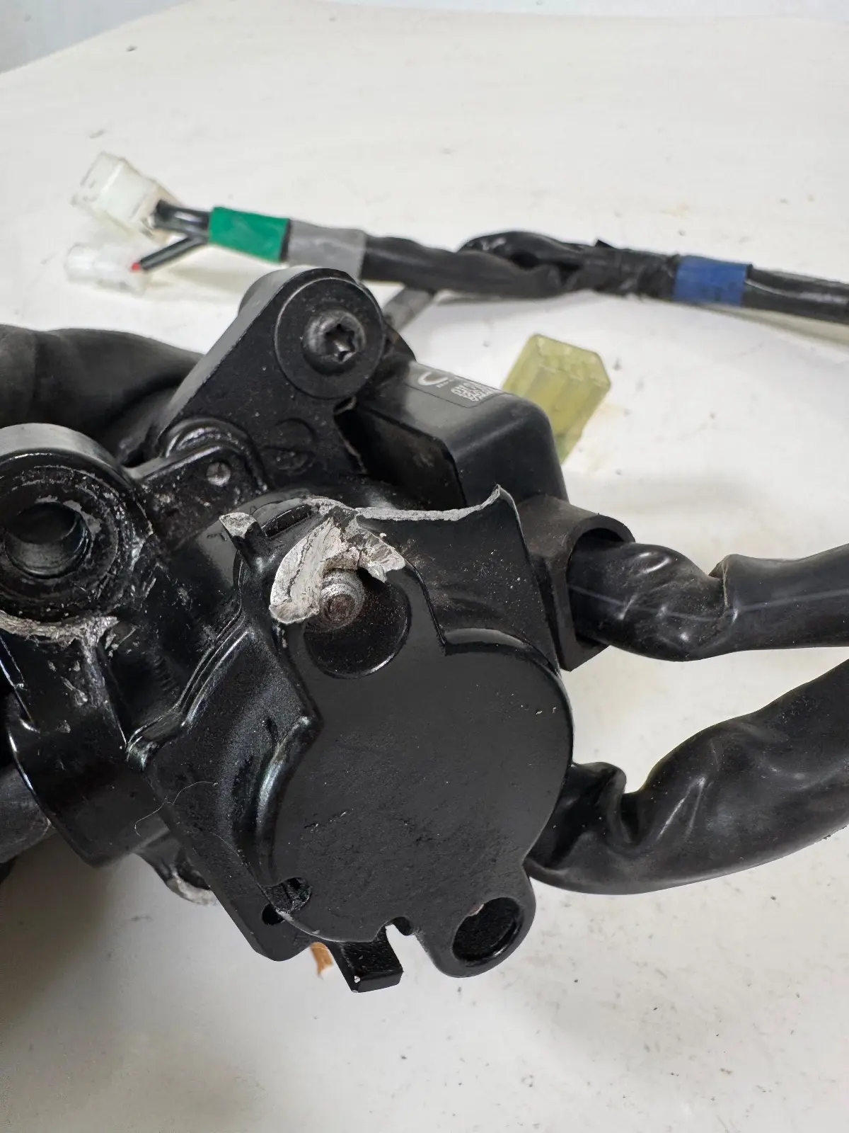 Gebrauchte Kit chiavi completo / centralina ECU blocchetto + chiavi Yamaha Tracer 900cc 2019 Nero — echtes Foto 2