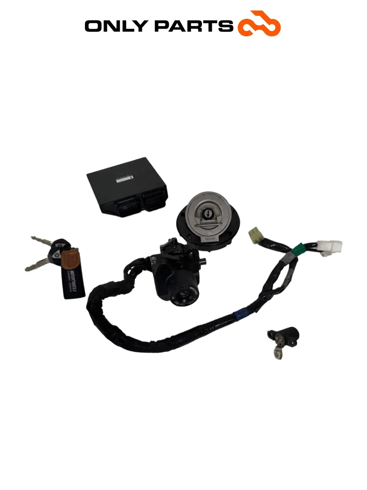 Gebrauchte Kit chiavi completo / centralina ECU blocchetto + chiavi Yamaha Tracer 900cc 2019 Nero — echtes Foto 5