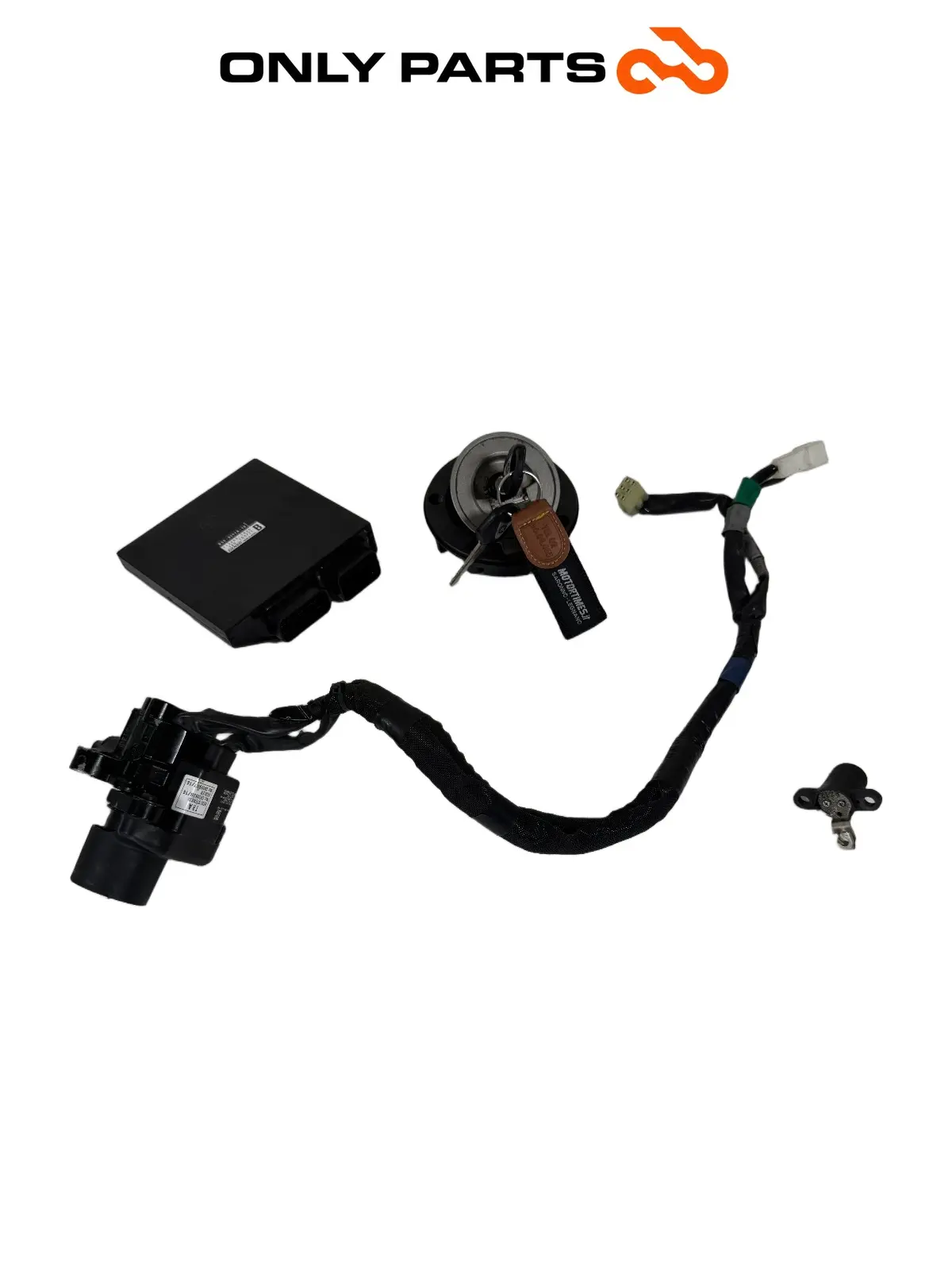 Gebrauchte Kit chiavi completo / centralina ECU blocchetto + chiavi Yamaha Tracer 900cc 2019 Nero — echtes Foto 7