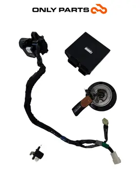 Gebrauchte Kit chiavi completo / centralina ECU blocchetto + chiavi Yamaha Tracer 900cc 2019 Nero — echtes Foto 8