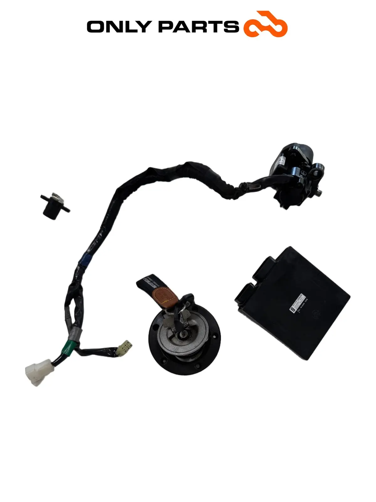 Gebrauchte Kit chiavi completo / centralina ECU blocchetto + chiavi Yamaha Tracer 900cc 2019 Nero — echtes Foto 9