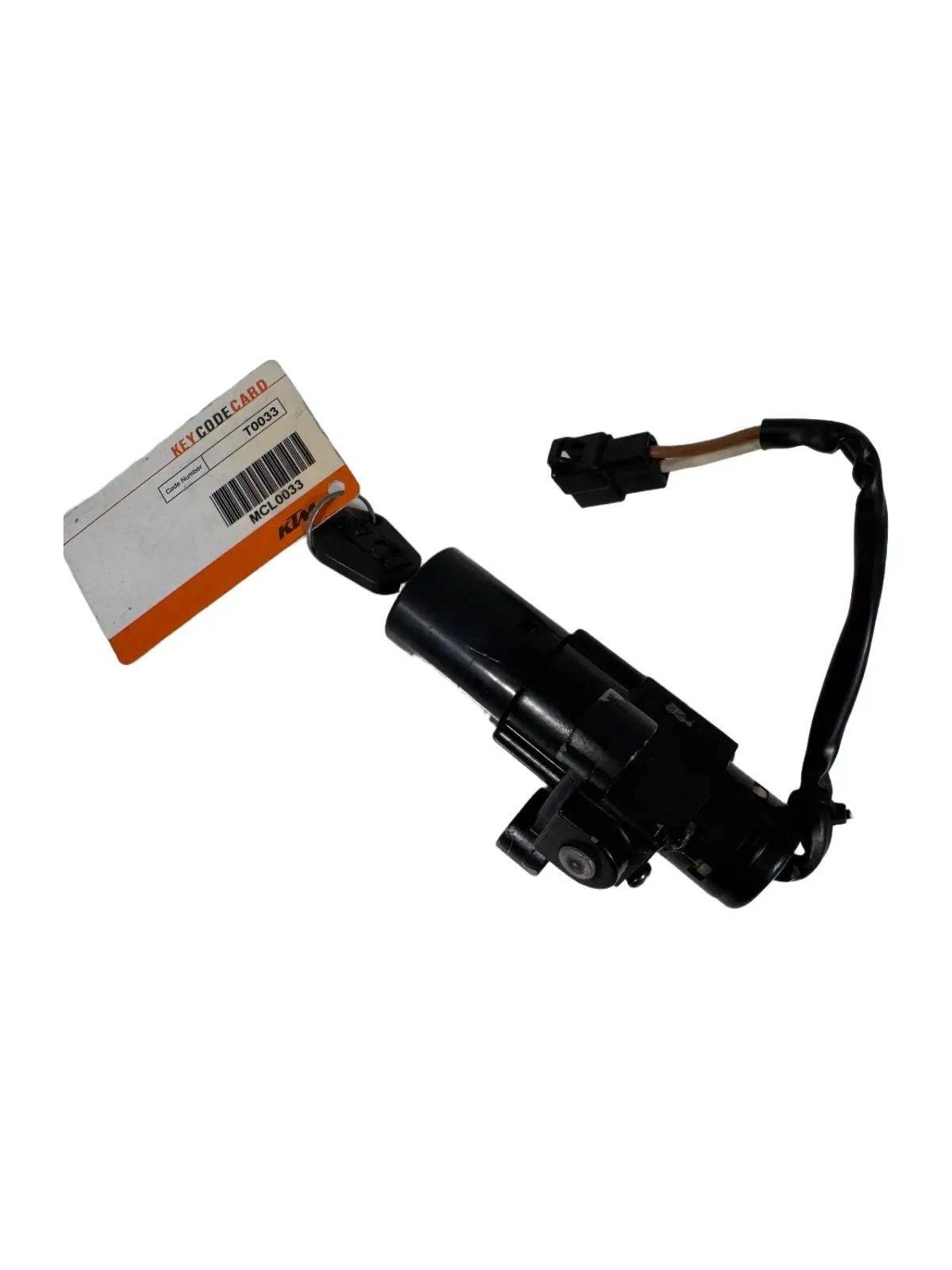 Used Kit chiavi completo KTM Duke 200cc 2012 Arancione — real photo 8