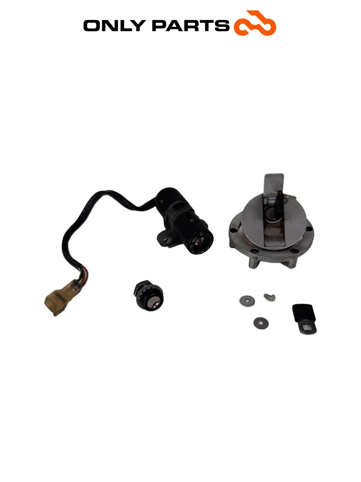 Kit chiavi completo KTM Super Duke 990cc 2006 Nero/Arancione usato — foto reale 2