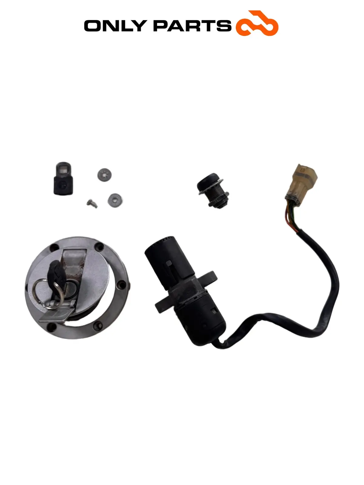 Kit chiavi completo KTM Super Duke 990cc 2006 Nero/Arancione usato — foto reale 4