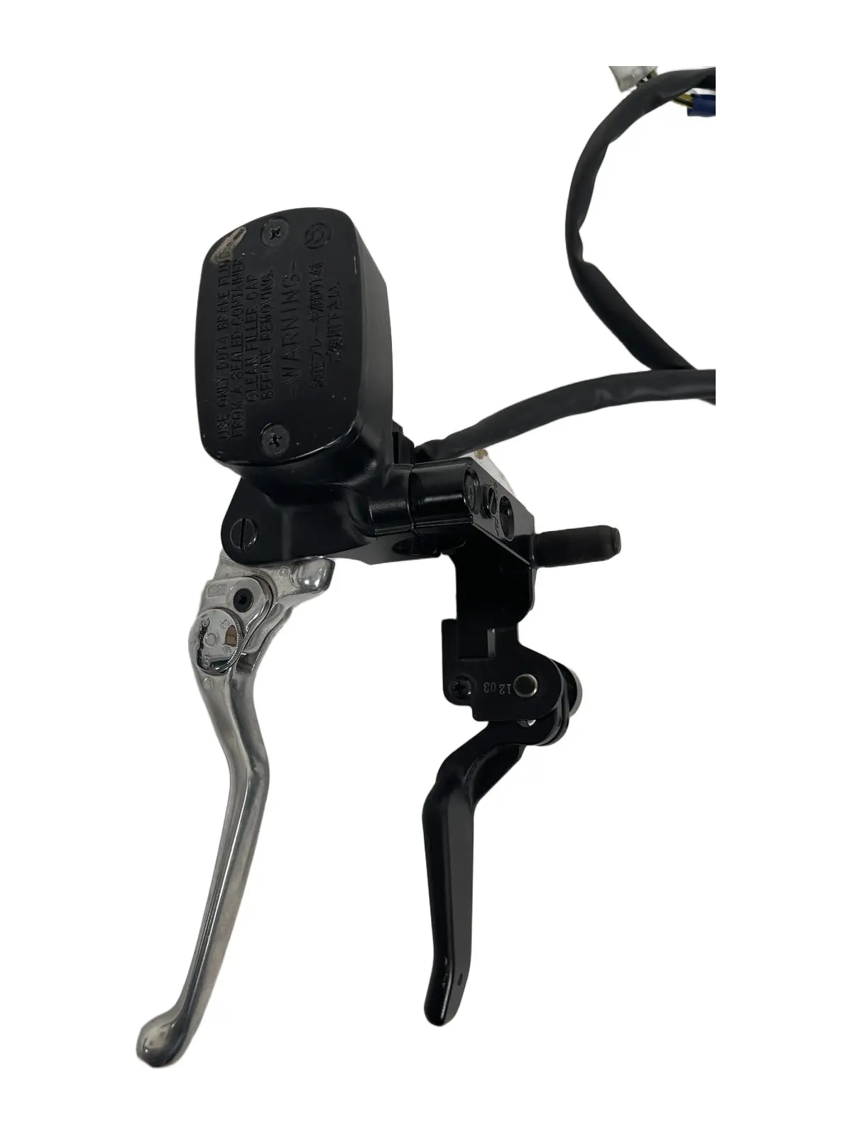 Gebrauchte Pompa freno posteriore + Leva freno SX Yamaha T-Max  560cc 2021 Antracite — echtes Foto 2