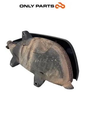 Used Genuine exhaust silencer with cover Piaggio MP3 Yourban 300 2013 Piaggio Mp3 Yourban 300cc 2013 Bianco — real photo 7