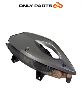 Used Genuine exhaust silencer with cover Piaggio MP3 Yourban 300 2013 Piaggio Mp3 Yourban 300cc 2013 Bianco — real photo 8