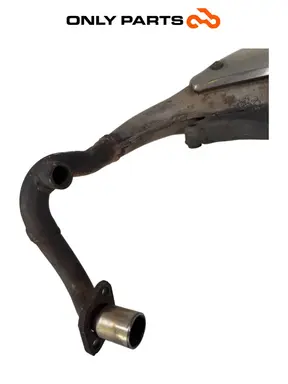 Used ORIGINAL EXHAUST MUFFLER SILENCER PIAGGIO VESPA LX 125 2011 Piaggio Vespa Lx 125cc 2011 Nero — real photo 7