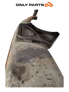 Used ORIGINAL EXHAUST MUFFLER SILENCER PIAGGIO VESPA LX 125 2011 Piaggio Vespa Lx 125cc 2011 Nero — real photo 9