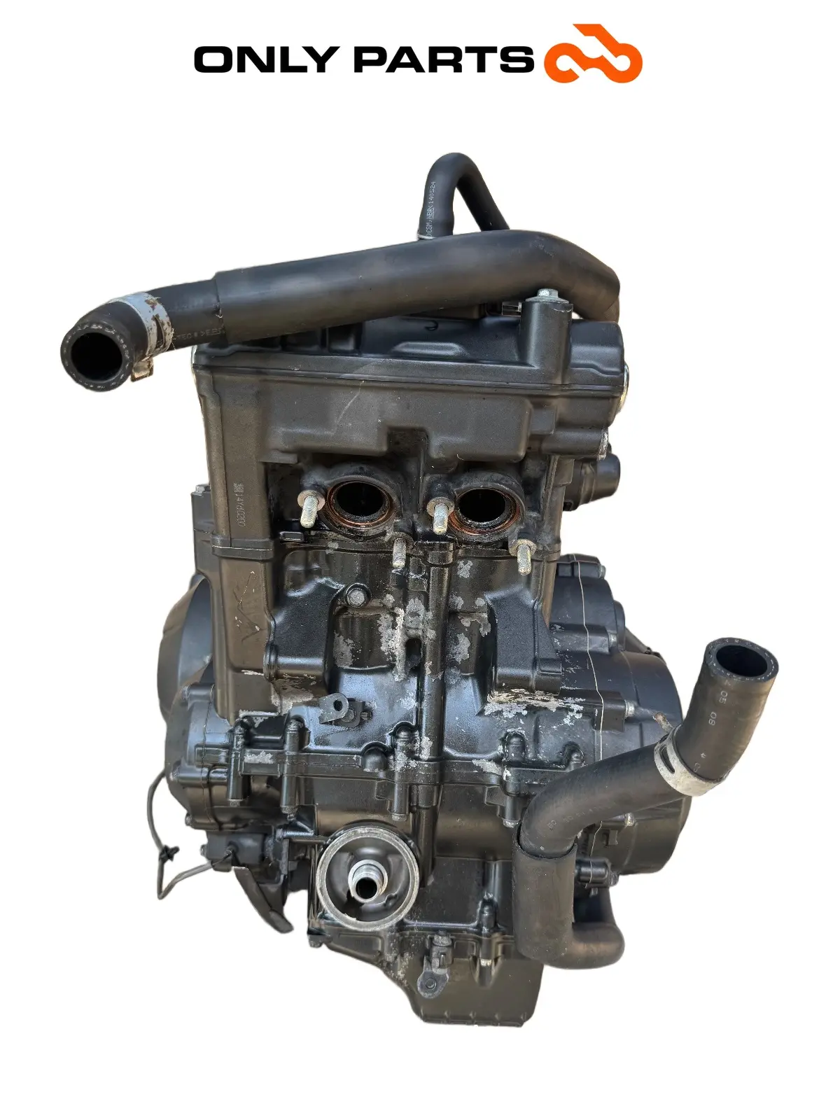 Gebrauchte Motore completo Honda CB 500 F 500cc 2014 Nero — echtes Foto 2