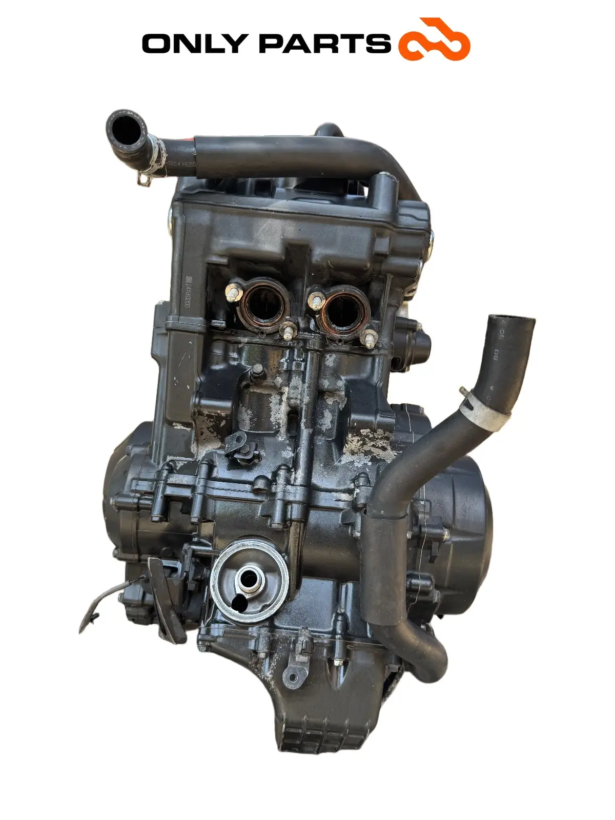 Gebrauchte Motore completo Honda CB 500 F 500cc 2014 Nero — echtes Foto 3