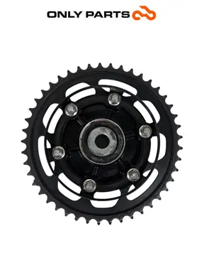 Gebrauchte Mozzo portacorona completo + parastrappi Yamaha Tracer 900cc 2019 Nero — echtes Foto 3