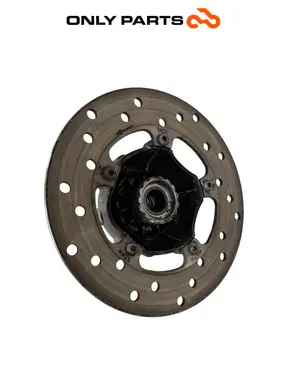 Gebrauchte Mozzo ruota + disco freno anteriore Piaggio Vespa Lx 150cc — echtes Foto 3