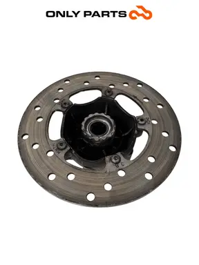 Gebrauchte Mozzo ruota + disco freno anteriore Piaggio Vespa Lx 150cc — echtes Foto 7