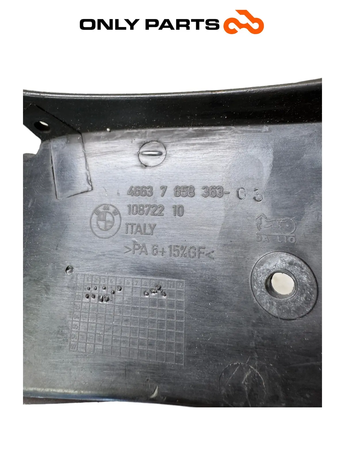 TÁROLÓREKESZ FEDŐPANEL BMW F 650 CS 2001 GYÁRI BMW F 650 CS 2001 Grigio használt — valódi fotó 9