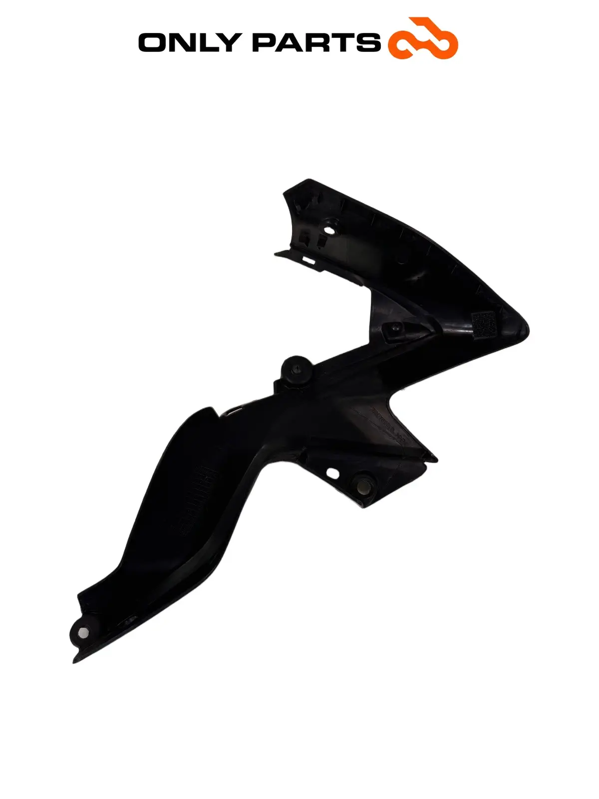 Gebrauchte Pannello interno DX plastica Honda CB 500 F 500cc 2014 Nero — echtes Foto 1
