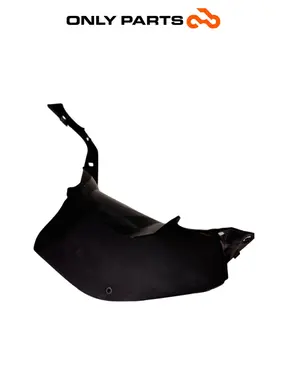 Gebrauchte Pannello interno SX plastica Honda CB 500 F 500cc 2014 Nero — echtes Foto 4