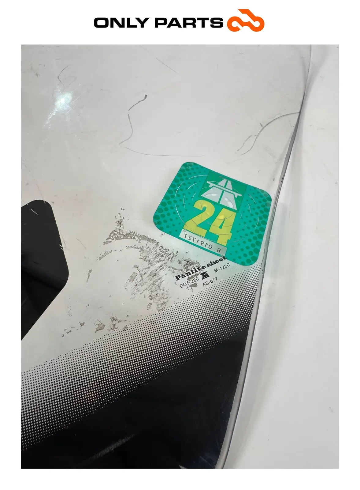 Gebrauchte WINDSCHUTZSCHEIBE COCKPITSCHEIBE SUZUKI BURGMAN 650 2010 Suzuki Burgman 650cc 2010 Bianco — echtes Foto 6