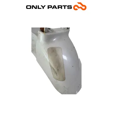 Оригинален бял преден калник Aprilia Scarabeo 300 2010 Aprilia Scarabeo 300cc 2010 Bianco употребявана — истинска снимка 7