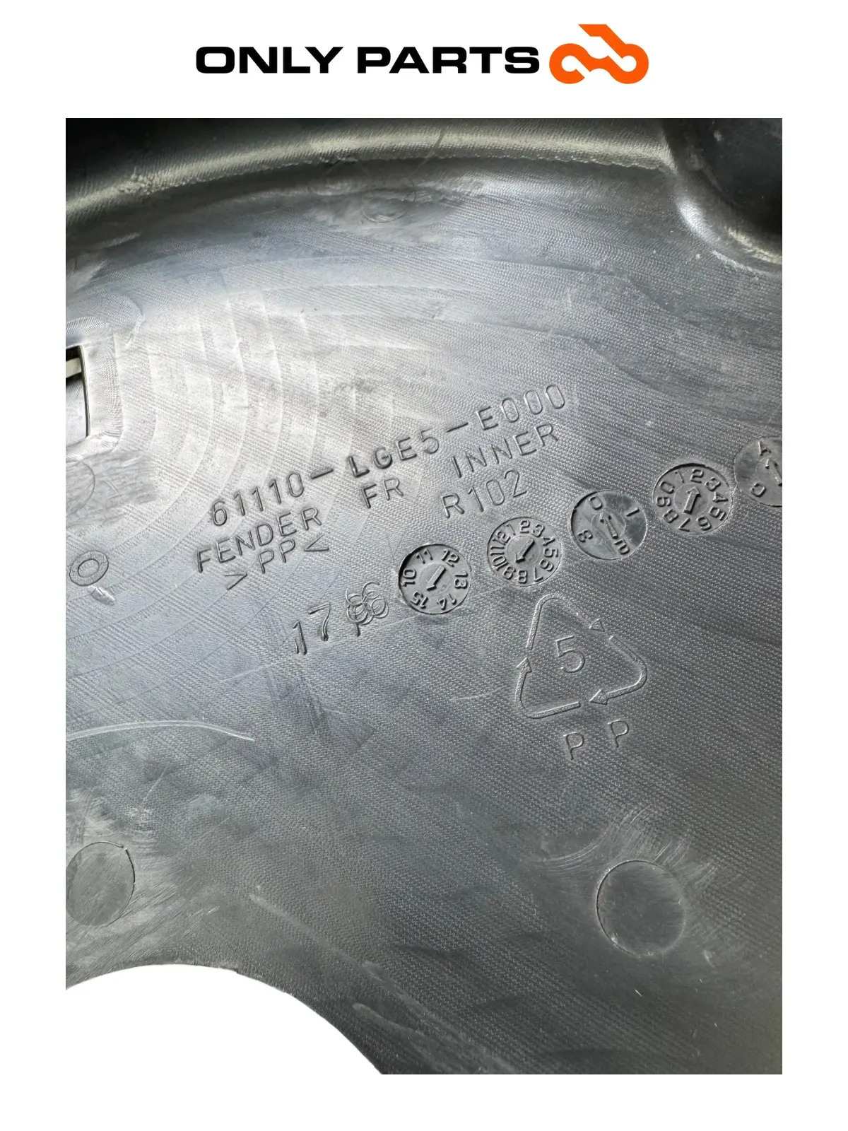 Used Parafango anteriore interno Kymco People S 300cc 2021 Grigio — real photo 9
