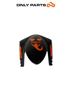 Gebrauchte Parafango anteriore KTM Super Duke 990cc 2006 Nero/Arancione — echtes Foto 4