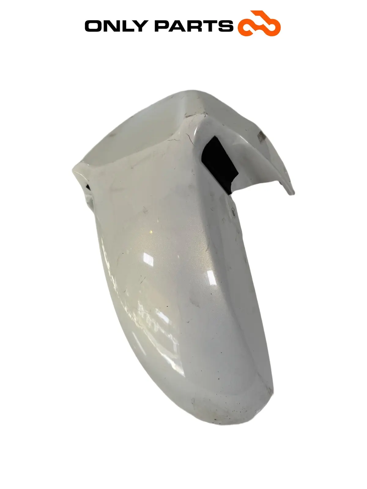 Gebrauchte KOTFLÜGEL VORNE SPRITZSCHUTZ SUZUKI BURGMAN 650 2010 SIEHE DEFEKT FOTO Suzuki Burgman 650cc 2010 Bianco — echtes Foto 5
