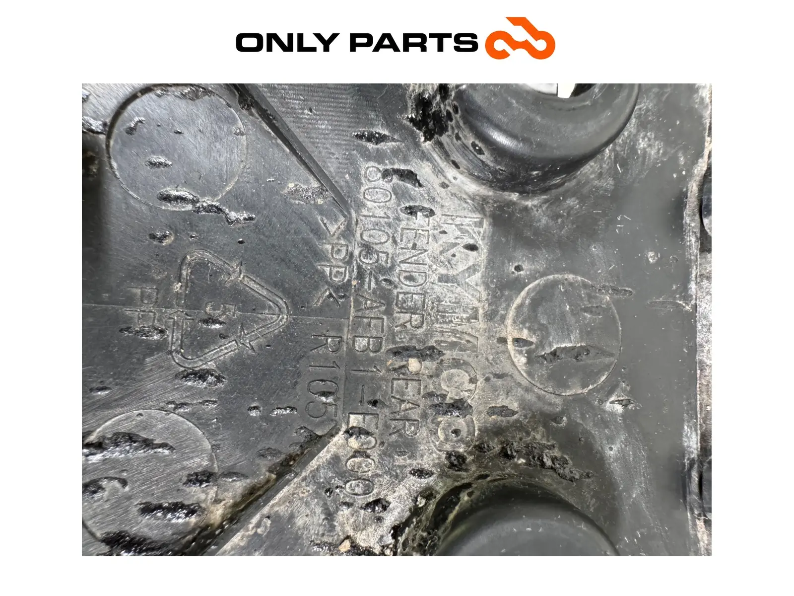 Gebrauchte Parafango posteriore + portatarga Kymco People S 300cc 2021 Grigio — echtes Foto 12