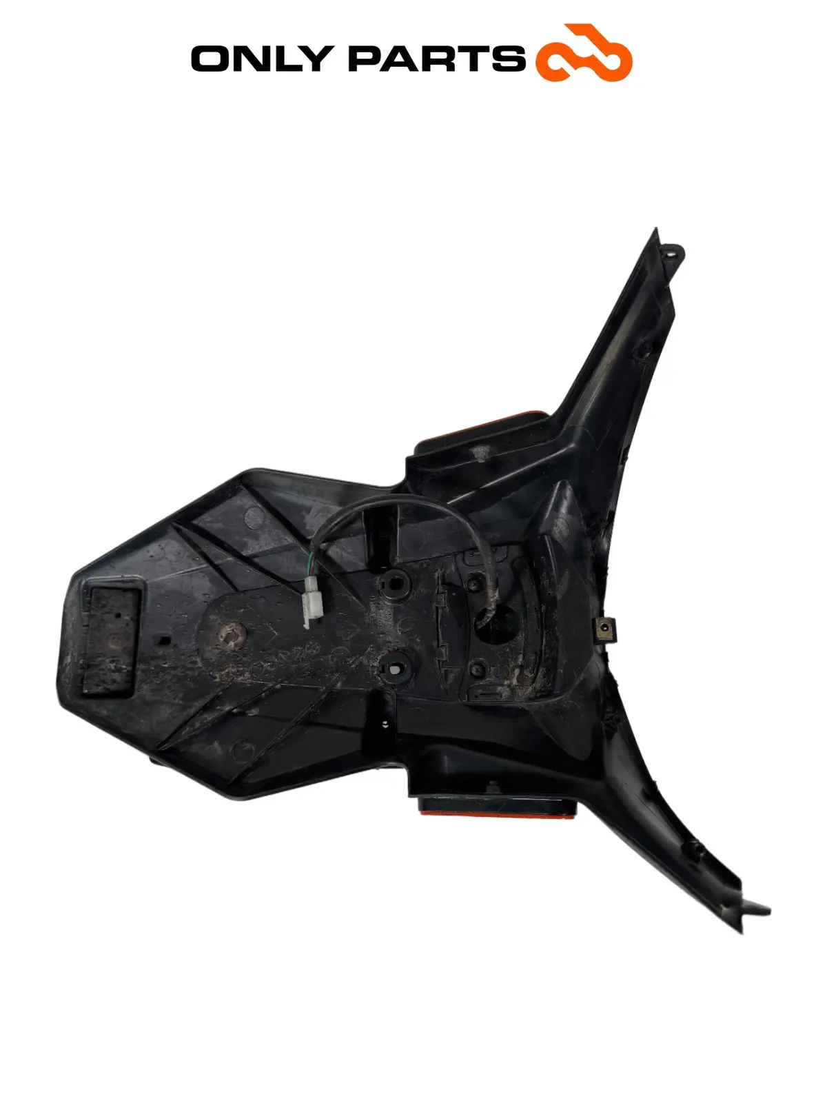 Gebrauchte Parafango posteriore + portatarga Kymco People S 300cc 2021 Grigio — echtes Foto 8