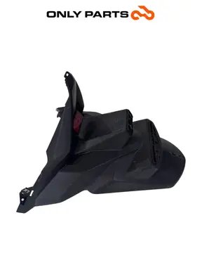 Gebrauchte parafango posteriore / portatarga Yamaha X-max 125cc 2014 Grigio opaco — echtes Foto 4
