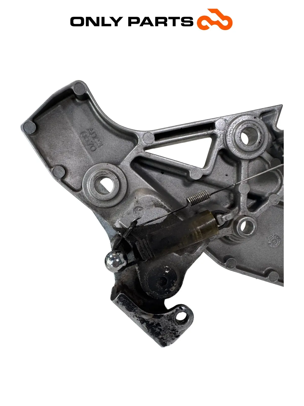 Gebrauchte Pedana anteriore DX + leva pedale freno Kawasaki Z 750cc 2004 Nera — echtes Foto 11