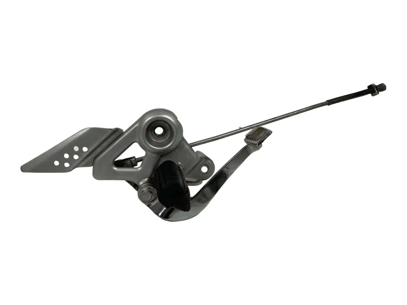 Gebrauchte Pedana pilota DX Honda CBF 125cc 2009 Nero — echtes Foto 8