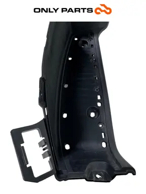 Лява стъпенка черна пластмаса Piaggio MP3 250 2009 Piaggio MP3 250cc 2009 Grigio употребявана — истинска снимка 8