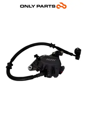 Gebrauchte Pinza freno anteriore Honda CB 500 F 500cc 2014 Nero — echtes Foto 3