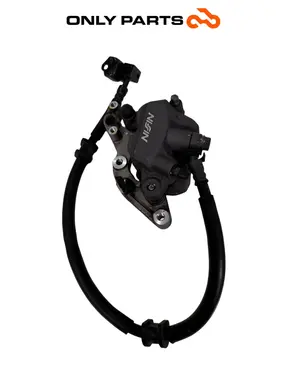 Gebrauchte Pinza freno anteriore Honda CB 500 F 500cc 2014 Nero — echtes Foto 4
