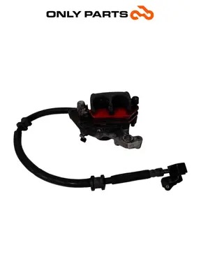 Gebrauchte Pinza freno anteriore Honda CB 500 F 500cc 2014 Nero — echtes Foto 9