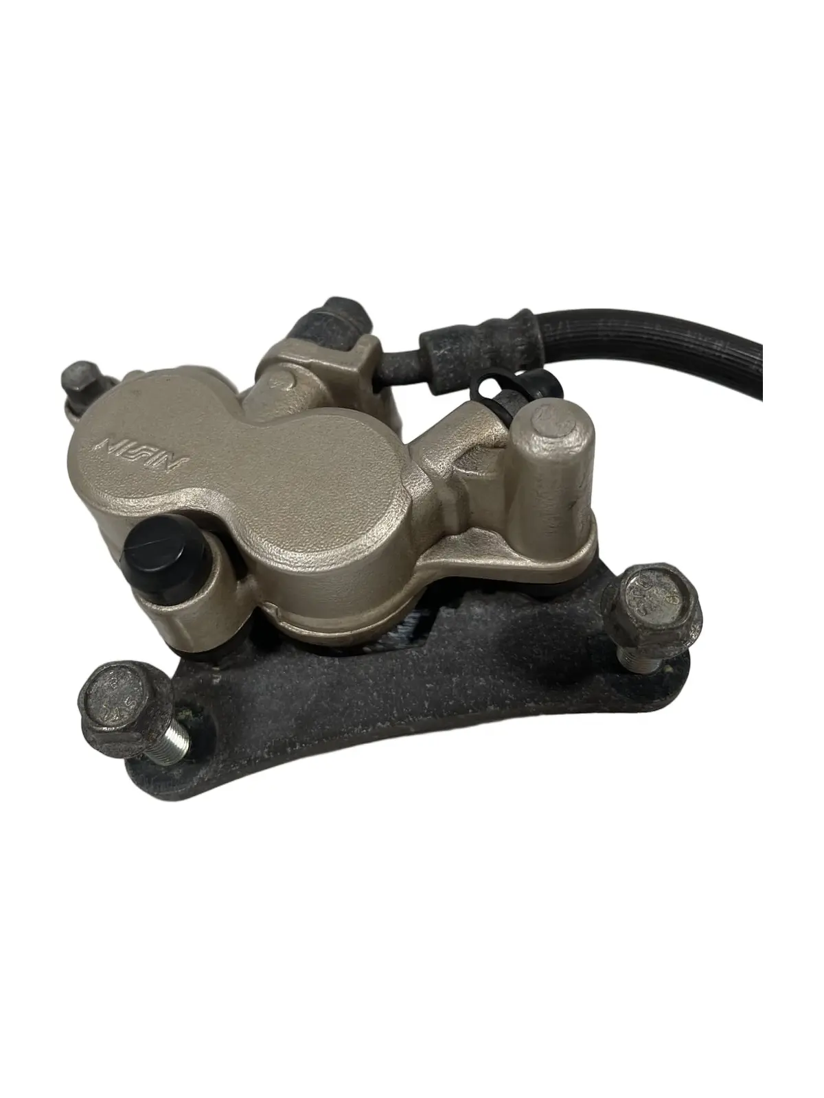 Gebrauchte Pinza freno anteriore Honda CBF 125cc 2009 Nero — echtes Foto 6