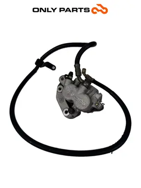 Gebrauchte pinza freno anteriore + tubo freno Mbk Skyliner  125cc 1999 Blu — echtes Foto 1