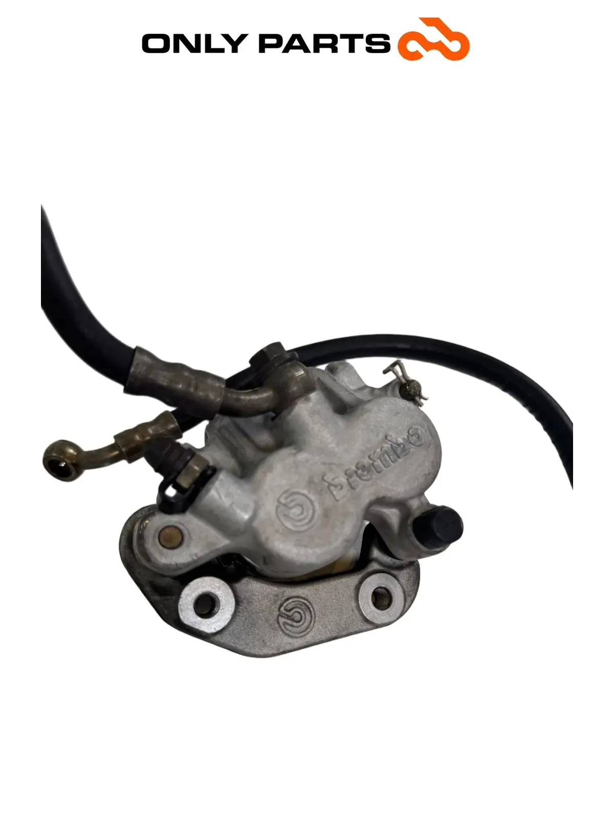 Gebrauchte pinza freno anteriore + tubo freno Mbk Skyliner  125cc 1999 Blu — echtes Foto 5