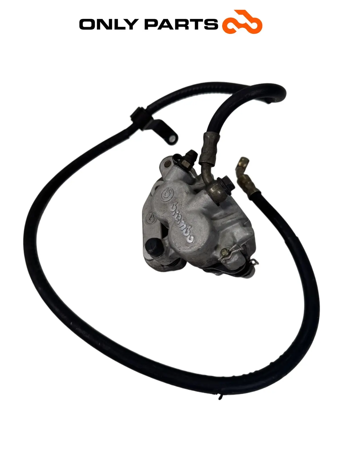 Gebrauchte pinza freno anteriore + tubo freno Mbk Skyliner  125cc 1999 Blu — echtes Foto 6