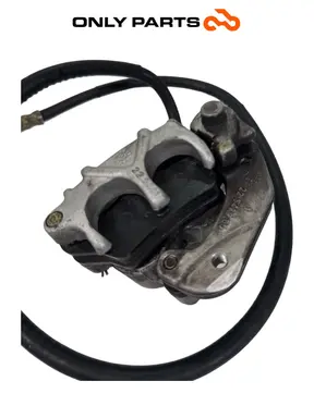 Gebrauchte pinza freno anteriore + tubo freno Mbk Skyliner  125cc 1999 Blu — echtes Foto 8