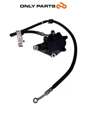Gebrauchte Pinza freno anteriore Yamaha X-max 125cc 2014 Grigio opaco — echtes Foto 3