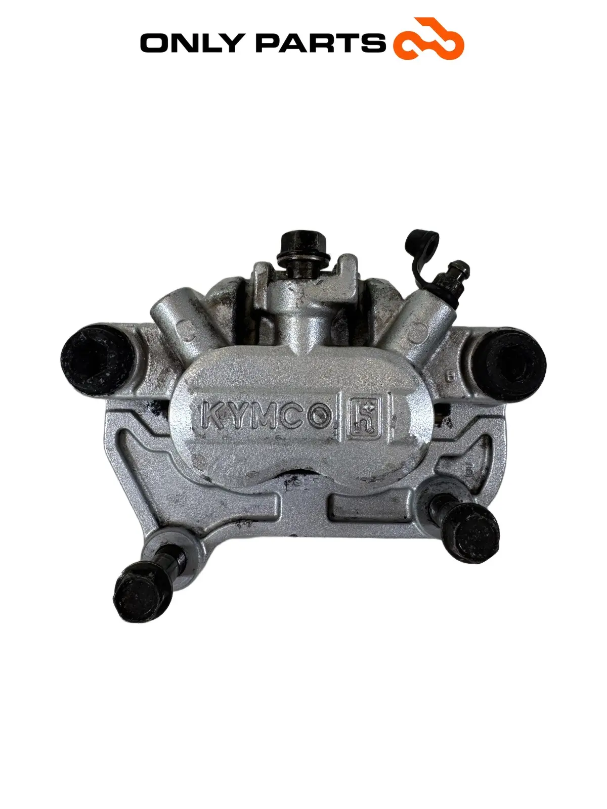 Gebrauchte Bremssattel hinten mit Halter und Belägen Kymco People GTi 300 2014 Kymco People GTi 300cc 2014 Bianco — echtes Foto 1