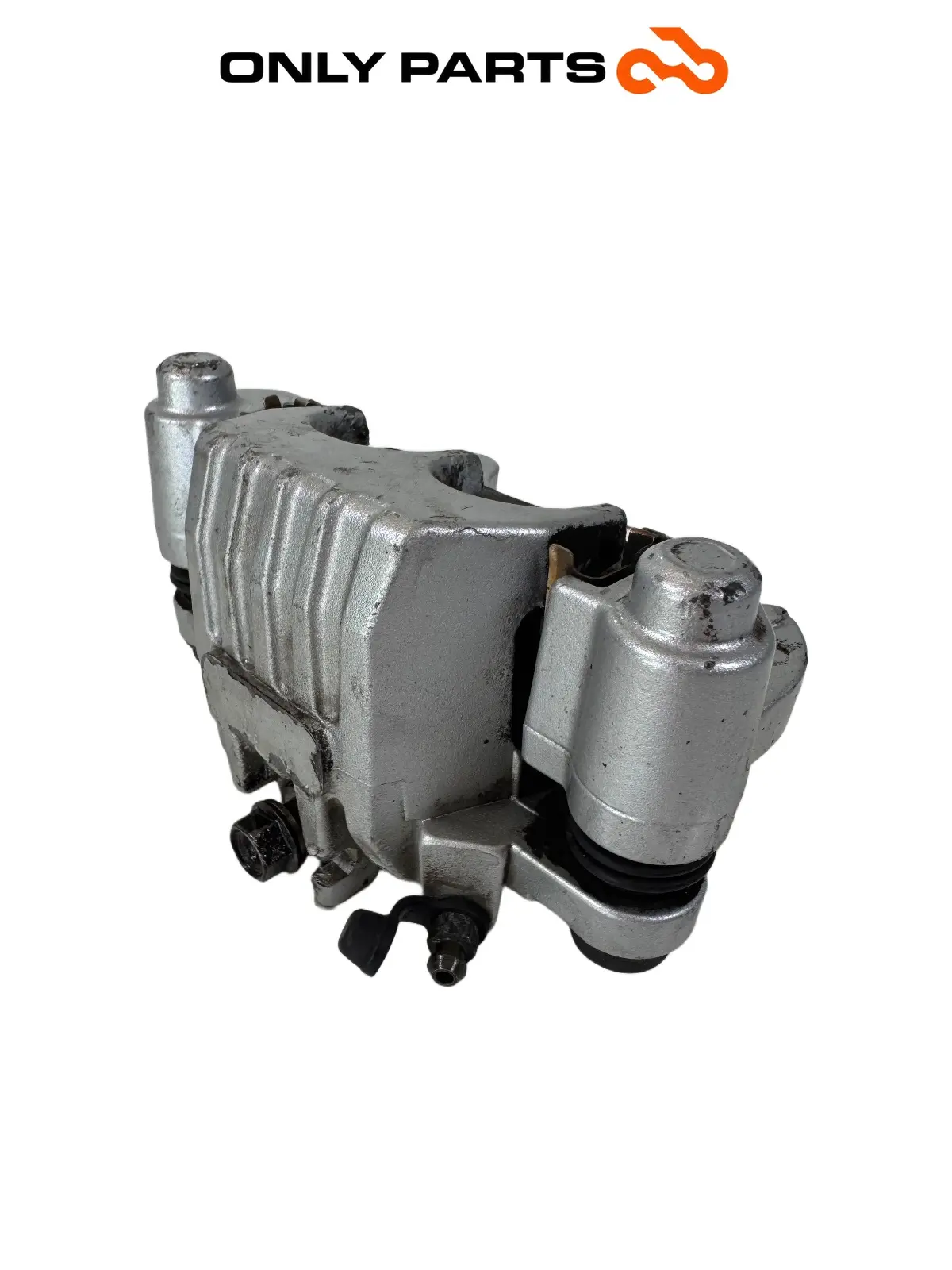 Gebrauchte Bremssattel hinten mit Halter und Belägen Kymco People GTi 300 2014 Kymco People GTi 300cc 2014 Bianco — echtes Foto 11
