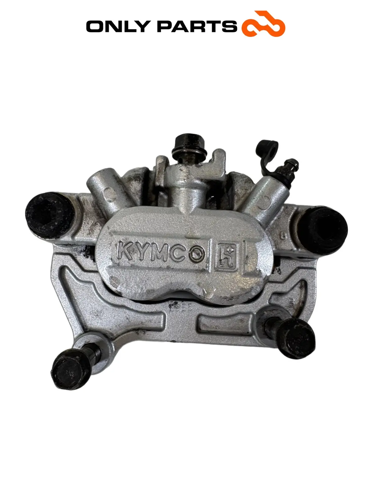 Gebrauchte Bremssattel hinten mit Halter und Belägen Kymco People GTi 300 2014 Kymco People GTi 300cc 2014 Bianco — echtes Foto 14