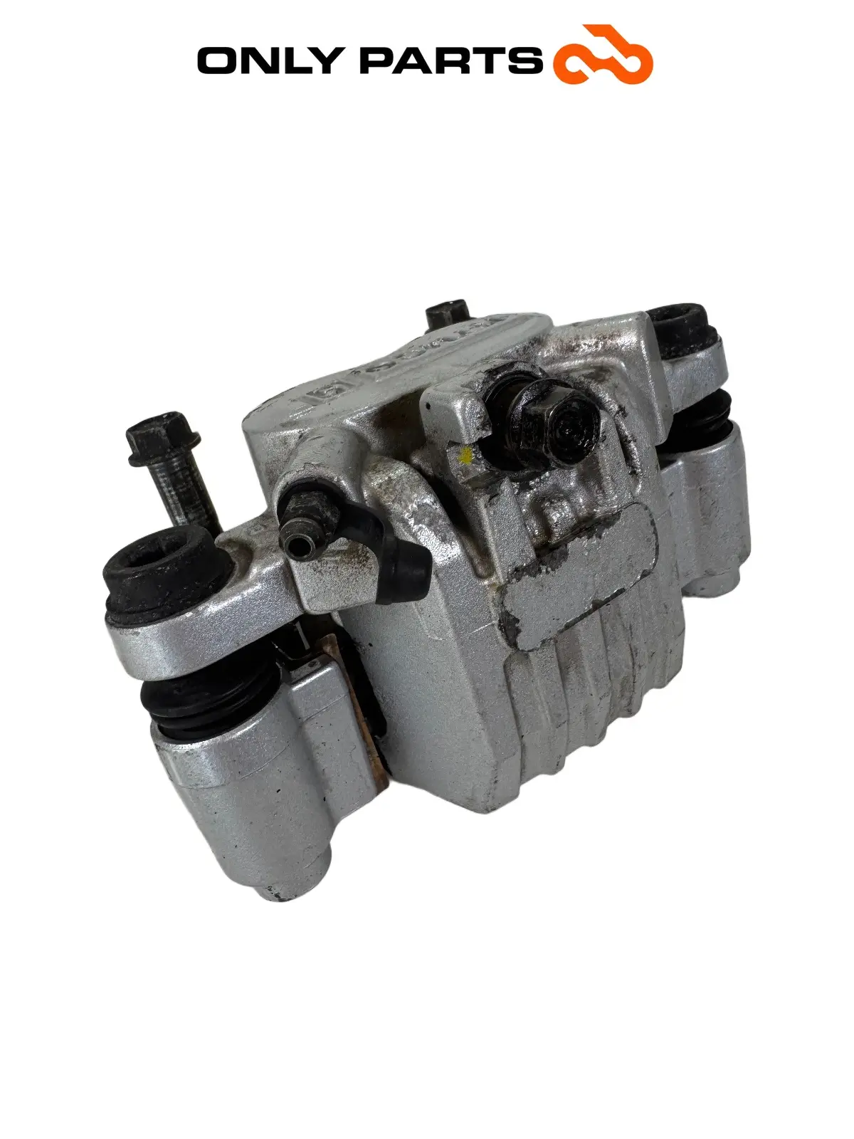 Gebrauchte Bremssattel hinten mit Halter und Belägen Kymco People GTi 300 2014 Kymco People GTi 300cc 2014 Bianco — echtes Foto 5