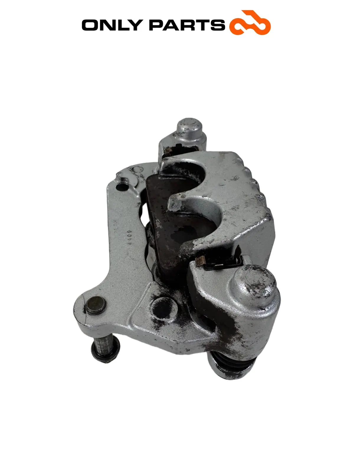 Gebrauchte Bremssattel hinten mit Halter und Belägen Kymco People GTi 300 2014 Kymco People GTi 300cc 2014 Bianco — echtes Foto 9