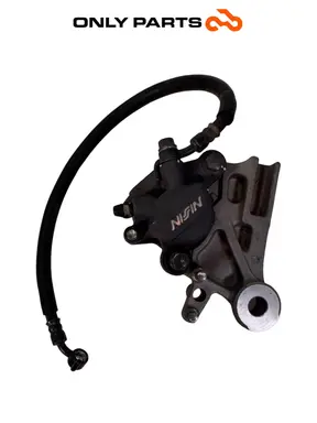 Gebrauchte Pinza freno posteriore Honda CB 500 F 500cc 2014 Nero — echtes Foto 2
