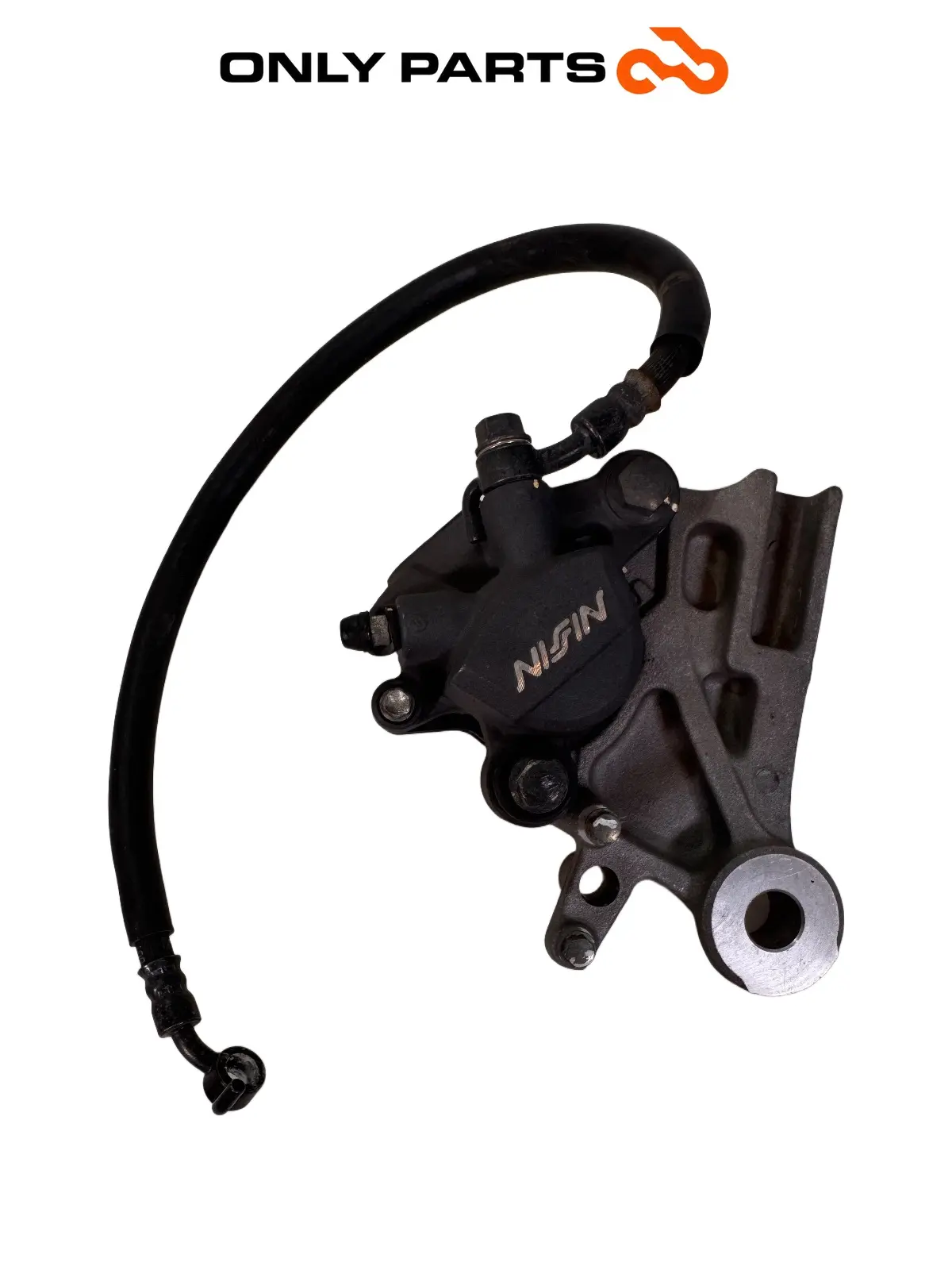 Gebrauchte Pinza freno posteriore Honda CB 500 F 500cc 2014 Nero — echtes Foto 2